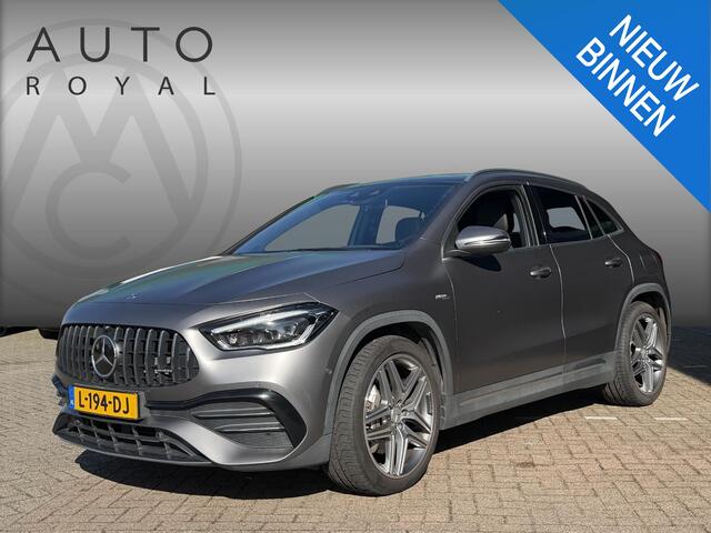 Mercedes-Benz GLA-KLASSE AMG 35 4MATIC AUTOMAAT| PANORAMADAK |NAVIGATIE | CAMERA | HEAD-UP DISPLAY |BURMEISTER AUDIO |DODE HOEK | ELECT STOELEN |CRUISECONTROL |PARKEERSENSOREN
