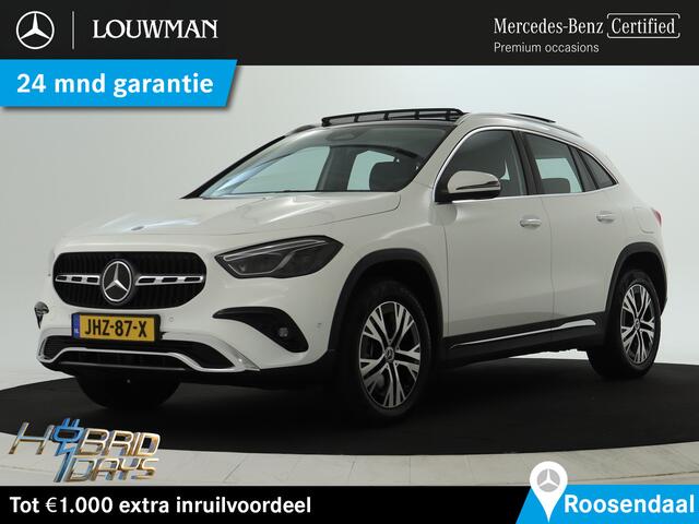 Mercedes-Benz GLA-KLASSE 250 e Plug-In Hybride | Panoramadak | 360°-camera | Sfeerverlichting | Dode Hoek Ass | Stuur en Stoelverwarmng | Inclusief 24 maanden Mercedes-Benz Certified garantie voor Europa.