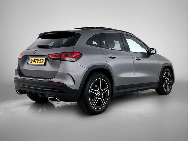 Mercedes-Benz GLA-KLASSE 200 AMG line | Panorama schuifdak | Night pakket | Memory Seats | Sfeerverlichting | MultiBeam Led | Elektr.Achterklep | Inclusief 24 maanden MB Certified garantie voor Europa.