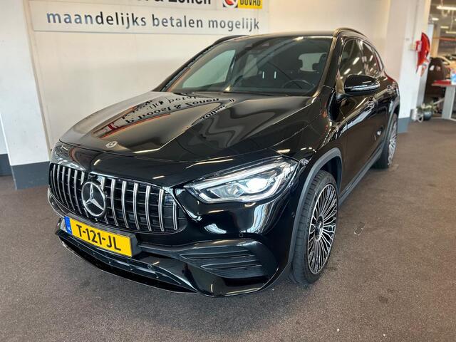 Mercedes-Benz GLA-KLASSE 250 e AMG Line Plug-in Hybride | 20''ICH | Lederen/Alcantara bekleding | Alarm klasse 3 | Achteruitrijcamera | Sfeerverlichting | Apple carplay | Navigatie | Stoelverwarming | Cruise control | Climate control | Adaptief onderstel