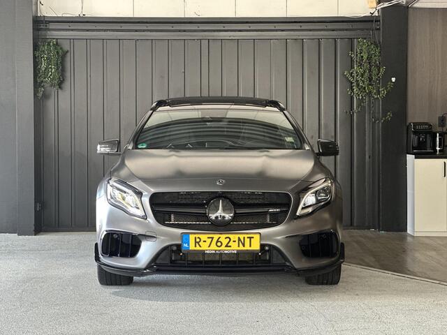 Mercedes-Benz GLA-KLASSE AMG 45 4MATIC Business | Panoramadak | kuipstoelen | Carplay | Leder | Adaptive Cruise Control | Achteruitrijcamera | Stoelverwarming | LED koplampen | Dodehoek Detectie |LMV 19 |