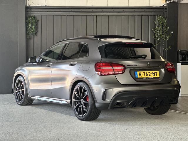 Mercedes-Benz GLA-KLASSE AMG 45 4MATIC Business | Panoramadak | kuipstoelen | Carplay | Leder | Adaptive Cruise Control | Achteruitrijcamera | Stoelverwarming | LED koplampen | Dodehoek Detectie |LMV 19 |