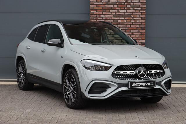 Mercedes-Benz GLA-KLASSE 250 e AMG Line | Panoramadak | Burmester | Distronic | Memory | Trekhaak | Camera | Sfeerverlichting | Dodehoekassistent |