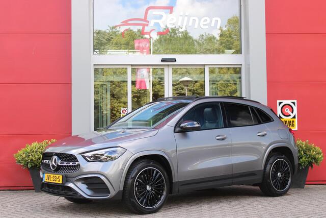 Mercedes-Benz GLA-KLASSE 250 e AMG Line | PANORAMISCH SCHUIF/KANTEL DAK | SFEER VERLICHTING | ELEKTRISCH BEDIENBARE VOORSTOELEN MET GEHEUGENFUNCTIE EN "ZITKINEMATICA" | DRAADLOZE APPLE CARPLAY/ANDROID AUTO | NIGHT PAKKET: DAKRELING ZWART, ZIJRUITEN EN ACHTERRUITEN ZWART, LICHTMETALEN VELGEN 19" ZWART | HEAD UP DISPLAY | REALITY-NAVIGATIE | 360° CAMERA | MULTI BEAM LED KOPLAMPEN | DODEHOEK DETECTIE | ADAPTIVE CRUISE CONTROL | KEYLESS GO | ELEKTRISCH BEDIENBARE ACHTERKLEP | DRAADLOZE TELEFOONLADER | PREMIUM AUDIO | STOEL VERWARMING |