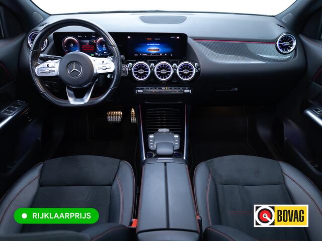Mercedes-Benz GLA-KLASSE 250 e Business Solution AMG Limited | Panoramadak | Stoelverwarming | Sfeerverlichting | Camera | Navigatie | Focal Audio, Led High Performance, Side Assist, Carplay/Android, Privacy Glas, Zwarte Hemel