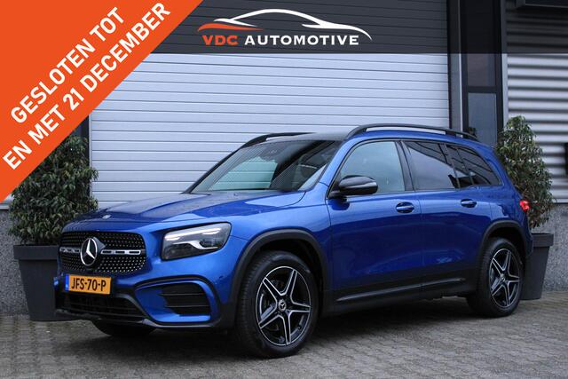 Mercedes-Benz GLB-Klasse 180 AMG 7 Persoons Facelift | Pano | Trekhaak | Multibeam LED | Keyless | Stoelverwarming | Spectraalblauw