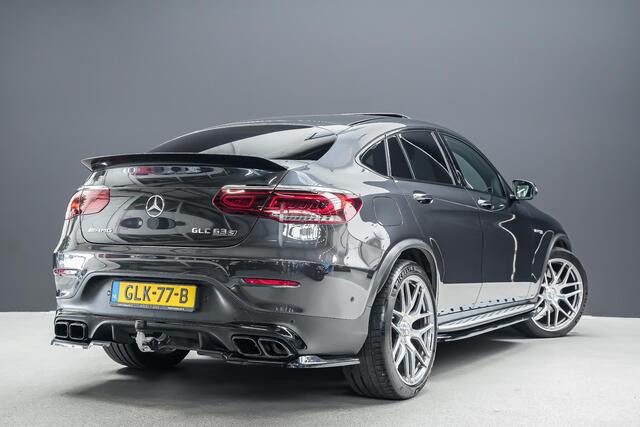 Mercedes-Benz GLC-KLASSE Coupé AMG 63 S 510pk 4MATIC+ |BTW|schuif/kantel dak|Burmester High end|sport uitlaat|360 camera|HUD|ambient light|elk stoelen + memory|trekhaak elektrisch|Apple Carplay|