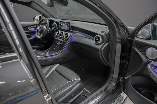 Mercedes-Benz GLC-KLASSE Coupé AMG 63 S 510pk 4MATIC+ |BTW|schuif/kantel dak|Burmester High end|sport uitlaat|360 camera|HUD|ambient light|elk stoelen + memory|trekhaak elektrisch|Apple Carplay|