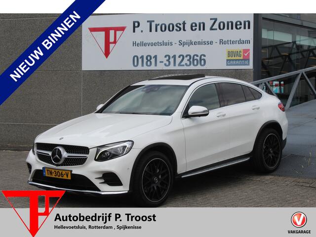Mercedes-Benz GLC-KLASSE Coupé 250 4MATIC Premium Plus AMG pakket/AUTOMAAT/Burmester/Schuifkanteldak/Navigatie/360° Camera/Dodehoek detectie/Parkeersensoren rondom/Climate control/Adaptive cruise control/Stoelverwarming/Elektrische achterklep/Elektrisch verstelbare stoelen/20'' L