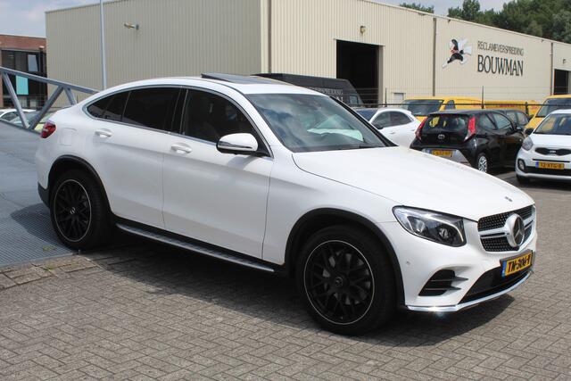 Mercedes-Benz GLC-KLASSE Coupé 250 4MATIC Premium Plus AMG pakket/AUTOMAAT/Burmester/Schuifkanteldak/Navigatie/360° Camera/Dodehoek detectie/Parkeersensoren rondom/Climate control/Adaptive cruise control/Stoelverwarming/Elektrische achterklep/Elektrisch verstelbare stoelen/20'' L