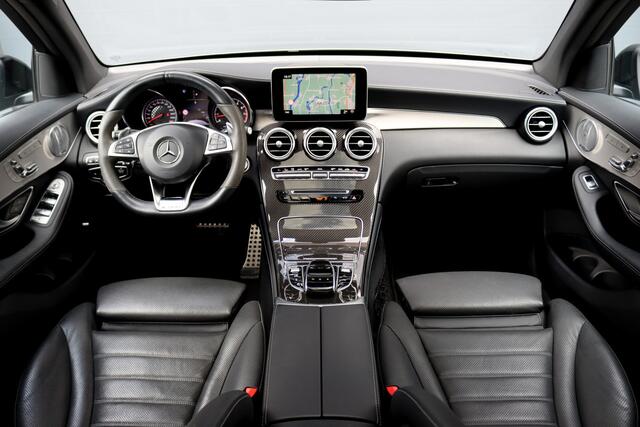 Mercedes-Benz GLC-KLASSE AMG 43 4MATIC | Luchtvering | Distronic+ | Memory | Panoramadak | Head-Up | Burmester | Stoelventilatie | Surround Camera | Nightpakket | Keyless-Go |