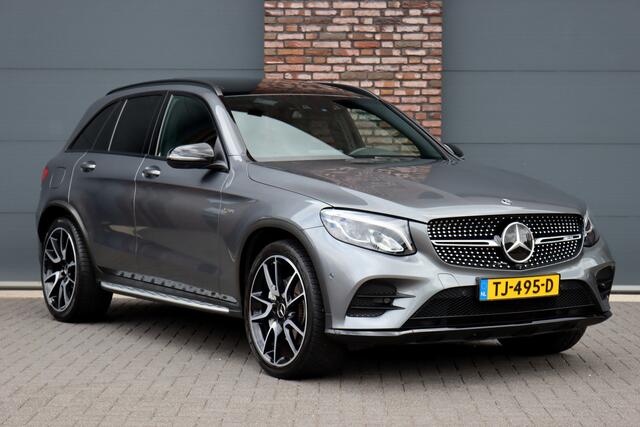 Mercedes-Benz GLC-KLASSE AMG 43 4MATIC | Luchtvering | Distronic+ | Memory | Panoramadak | Head-Up | Burmester | Stoelventilatie | Surround Camera | Nightpakket | Keyless-Go |