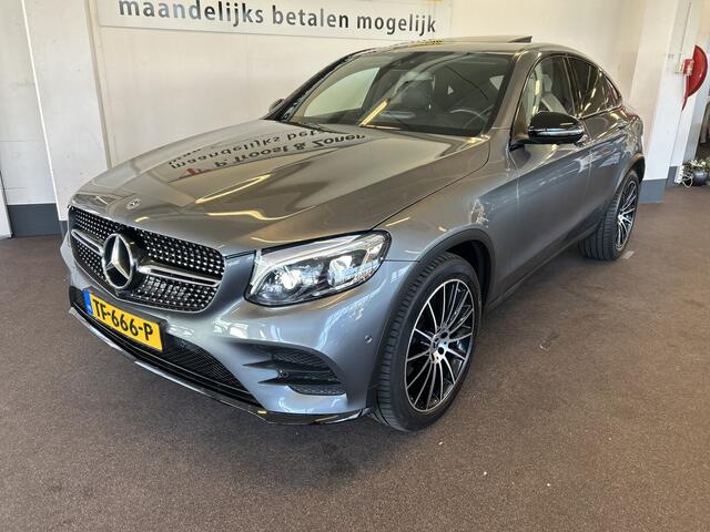 Mercedes-Benz GLC-KLASSE Coupé 250 4MATIC Premium Plus | Panoramadak | Origineel Nederlands | 360 Camera | Memory seats | Adaptief onderstel | Navigatie | Cruise control | Climate control | Stoelverwarming | Lederen bekleding
