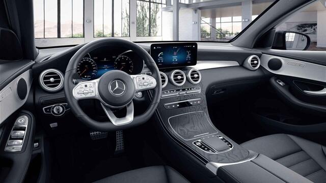Mercedes-Benz GLC-KLASSE Coupé 300e 4MATIC Business Solution AMG | Night | Panoramadak | 360 graden camera | Stoelverwarming | Widescreen | Sfeerverlichting | Alarm |