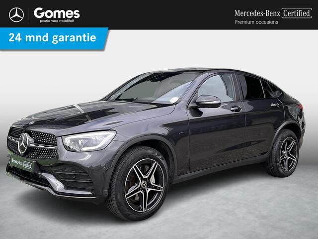 Mercedes-Benz GLC-KLASSE Coupé 300 e 4MATIC | Bruin leer | Schuifdak | AMG Burmester| Rijassistentie pakket| Trekhaak| Keyless Entry| 360 camera | Carplay| Multibeam LED| Sfeerverlichting| Stoelverwarming