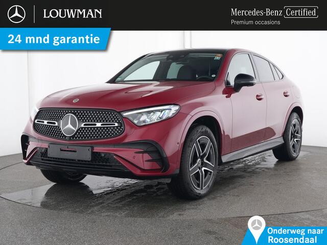 Mercedes-Benz GLC-KLASSE Coupé 300 e 4MATIC AMG Nightpakket | Panoramadak | Trekhaak | Rijassistentiepack / Distronic | 360° Camera | Stuur en Stoelverwarming | Inclusief 24 maanden Mercedes-Benz Certified garantie voor Europa.
