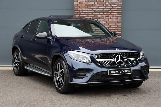 Mercedes-Benz GLC-KLASSE Coupé 250 4MATIC AMG Line | Schuifdak | Dodehoekassistent | Nightpakket | Stoelverwarming | Camera | Zitcomfortpakket | Navigatie | Cruise Control | High Perf. LED |