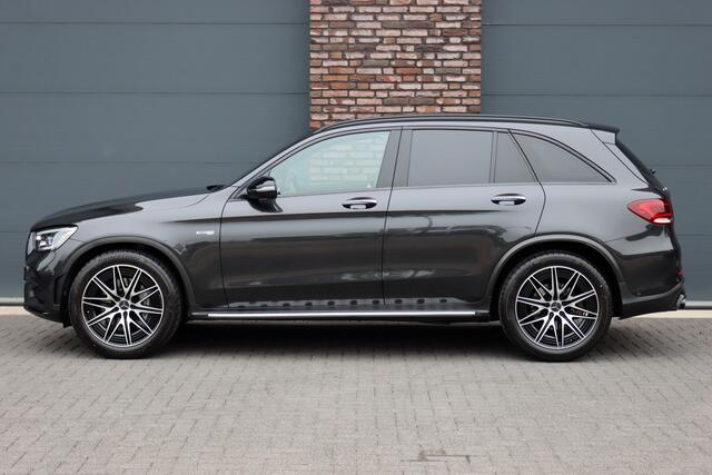 Mercedes-Benz GLC-KLASSE AMG 43 4MATIC | Luchtvering | Distronic | Panoramadak | HUD | Stoelventilatie | Burmester | Multibeam LED | Keyless Go | Leder | Augmented Reality | Surround Camera |