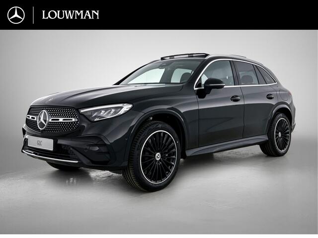Mercedes-Benz GLC-KLASSE 300e 4MATIC Business Solution AMG | Advanced plus pakket | Trekhaak | Middenconsole metaalstructuur | Panoramaschuifdak | 20" multispaaks lichtmetalen AMG velgen | Warmtewerend, donkergetint glas |