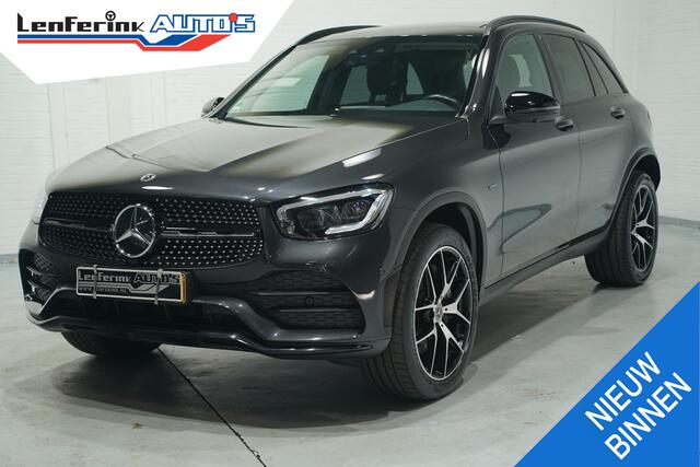 Mercedes-Benz GLC-KLASSE 300e 4MATIC Business Solution AMG pano-dak led-verlichting 20"-inch lmv lederen bekleding trekhaak-wegklapbaar stoelen en stuur electrisch verstelbaar met memory PDC v+a 360-camera private glas