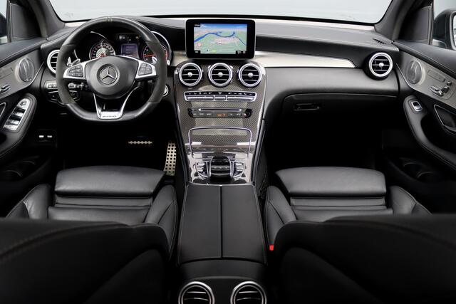 Mercedes-Benz GLC-KLASSE AMG 43 4MATIC | Luchtvering | Distronic+ | Carbon | Memory | Burmester | Panoramadak | HUD | Trekhaak | Nightpakket | Leder | Surround Camera | Keyless Go |