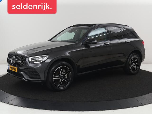 Mercedes-Benz GLC-KLASSE 300e 4MATIC Business Solution AMG | SOH 86,6% | Panorama dak | 360 Camera | Trekhaak | Adaptive cruise | Navigatie | DAB+ | Carplay | Bluetooth | Sfeerverlichting | Verkeersteken assistent | Climate control