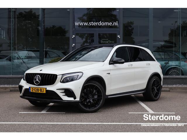 Mercedes-Benz GLC-KLASSE AMG 43 4MATIC 367 PK I Luchtvering I AIRMATIC I Panoramadak I Trekhaak I Distronic Plus I 360 Camera I Head-up I Mermory stoelen I I Zeer compleet I Keyless entry I Lederen bekleding I Treeplanken I
