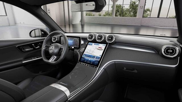 Mercedes-Benz GLC-KLASSE 300e 4MATIC AMG Line | Night | Trekhaak | Panoramadak | Memory | Rijassistentiepakket Plus | 360 graden camera |