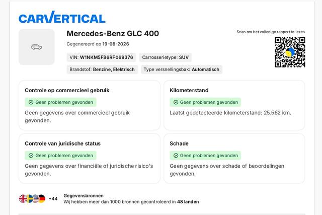 Mercedes-Benz GLC-KLASSE 400e 4MATIC AMG Line | Pano | 360 | Burmester | Sfeer | Memory | Digital Light | Trekhaak | Luchtvering | Keyless | DAB | BTW | Dealer Onderhouden | Garantie