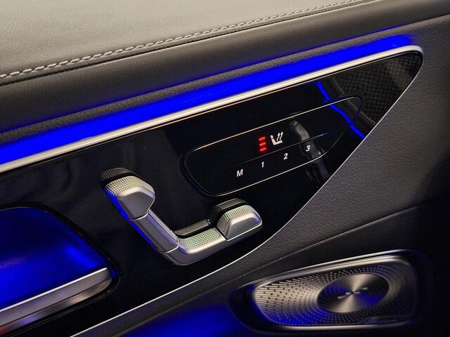 Mercedes-Benz GLC-KLASSE 300e 4MATIC Sport Edition | Trekhaak Wegklapbaar | Panoramadak | Burmester | 360° Camera | Memory Pakket | Stoelverwarming | Sfeerverlichting | DISTRONIC Afstandsassistent | Privacy Glas Achter | Dodehoekassistentie | Elektrisch Bedienbare Achterklep