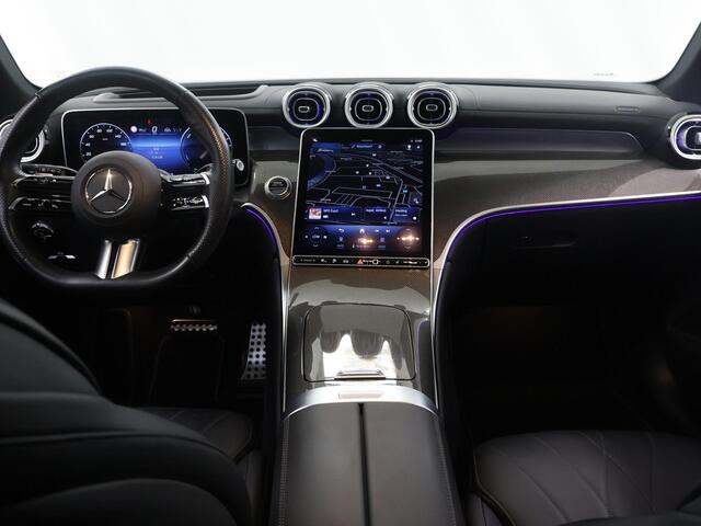 Mercedes-Benz GLC-KLASSE 300e 4MATIC AMG Line | Burmester | Luchtvering | Achterasbesturing | Panoramadak | 360 graden camera | Matrix Led koplampen | Nappaleder |