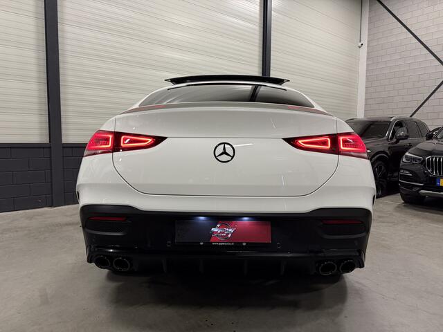 Mercedes-Benz GLE-KLASSE Coupé 350 e 4MATIC AMG EDITION PANO/BURMESTER/21"BREEDSET/360CAMERA/WIDESCREEN/KEYLESS/PRIVACY/PANAMERICANA-GRILLE/53AMG DIFFUSER+UITLATEN/UNIEKE AUTO DIE IN ABSOLUTE NIEUWSTAAT VERKEERT