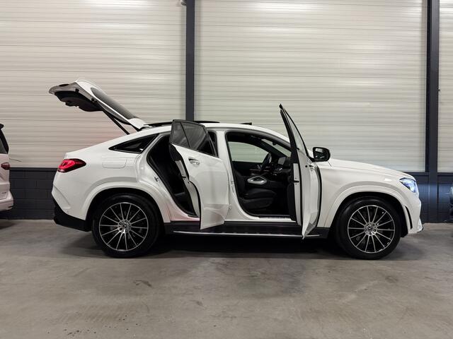 Mercedes-Benz GLE-KLASSE Coupé 350 e 4MATIC AMG EDITION PANO/BURMESTER/21"BREEDSET/360CAMERA/WIDESCREEN/KEYLESS/PRIVACY/PANAMERICANA-GRILLE/53AMG DIFFUSER+UITLATEN/UNIEKE AUTO DIE IN ABSOLUTE NIEUWSTAAT VERKEERT