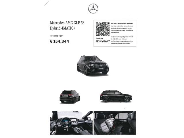 Mercedes-Benz GLE-KLASSE AMG 53 4MATIC+ HYBRID | 22 INCH | Burmester® | Trekhaak