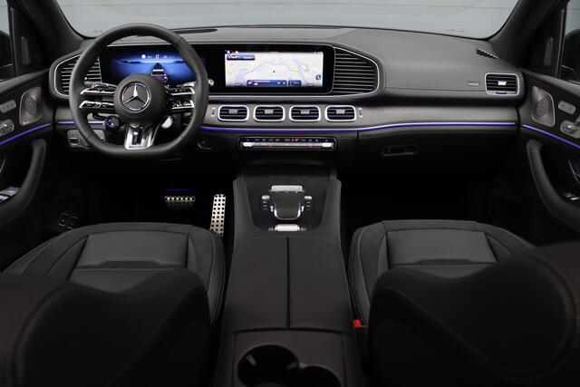 Mercedes-Benz GLE-KLASSE AMG 53 Hybrid Premium 4MATIC+ | Luchtvering | Distronic | Memory | Massage | Trekhaak | MBUX Tablet | Stoelventilatie | Verwarmd Stuurwiel | HUD | Burmester | Keyless Go |