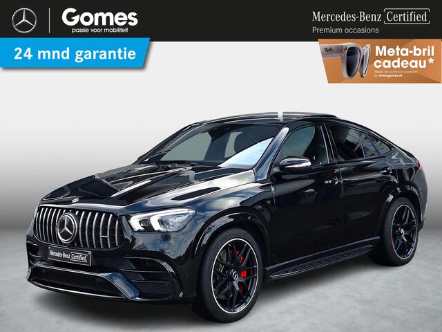 Mercedes-Benz GLE-KLASSE Coupé AMG 63 S 4MATIC+ | Panoramadak | Night pakket | Burmester high-end 3D | Nappaleder zwart | Trekhaak | Rijassistentiepakket | 360° camera | Massage stoelen | Memory pakket | Dodehoekassistentie | Multibeam LED | Keyless-GO | Elektrische achterklep