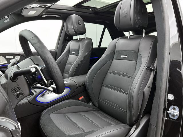 Mercedes-Benz GLE-KLASSE AMG 53 Hybrid 4MATIC+ Night Edition Premium Plus | Trekhaak | Verlichte treeplanken | Winterpakket | Remklauwen in rood | 22 inch AMG velgen | 360°-camera | AIR BALANCE pakket | Multibeam LED | Rijassistentiepakket | Dashcam |