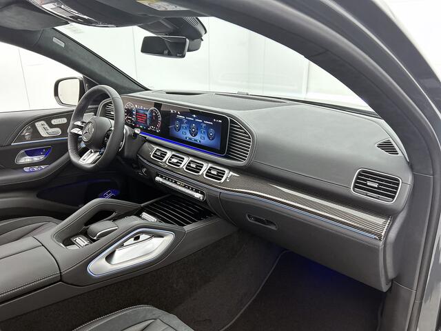 Mercedes-Benz GLE-KLASSE Coupé AMG 53 Hybrid 4MATIC+ Premium Plus | Sierdelen AMG carbon | Trekhaak | 22 inch AMG velgen | Luchtvering | Rijassistentiepakket | Head-up display | Burmester 3D sound systeem | Remklauwen rood | Stoelventilatie voor | AMG TRACK PACE | 360°-camera |