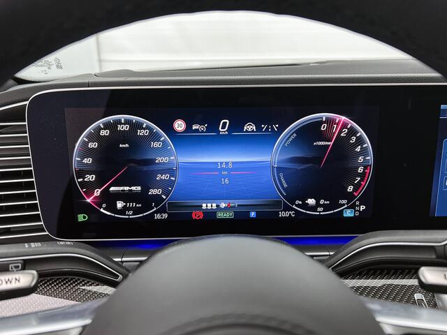 Mercedes-Benz GLE-KLASSE AMG 53 Hybrid 4MATIC+ Night Edition Premium Plus | Winterpakket | Sierelementen AMG Carbon | Trekhaak | Treeplanken | Sluitbekrachtiging | Rijassistentiepakket | Remklauwen in rood | 22 inch AMG velgen | 360°-camera | Stoelventilatie voor |