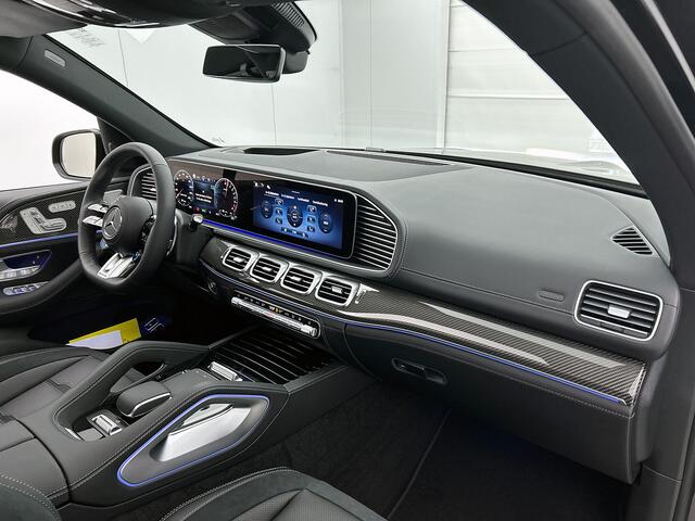 Mercedes-Benz GLE-KLASSE AMG 53 Hybrid 4MATIC+ Night Edition Premium Plus | Winterpakket | Sierelementen AMG Carbon | Trekhaak | Treeplanken | Sluitbekrachtiging | Rijassistentiepakket | Remklauwen in rood | 22 inch AMG velgen | 360°-camera | Stoelventilatie voor |