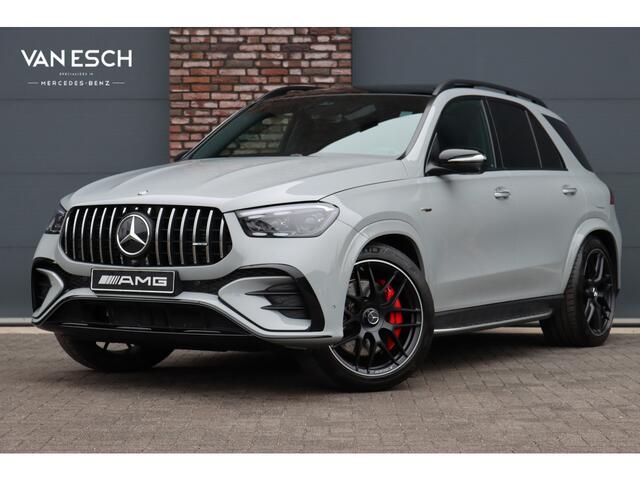 Mercedes-Benz GLE-KLASSE AMG 53 Hybrid 4MATIC+ Premium+ | Luchtvering | Distronic | Massage | Memory | Trekhaak | Verwarmd Stuurwiel | Burmester | Panoramadak | Luchtreinigingspakket | Soft-Close | Vlakkenverwarming |