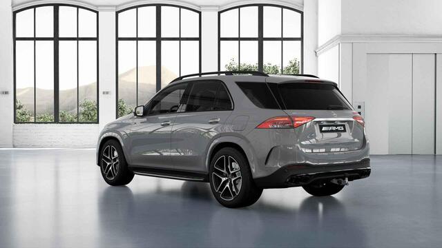 Mercedes-Benz GLE-KLASSE AMG 53 Hybrid 4MATIC+ Night Edition | Premium Plus | Panoramaschuifdak | Trekhaak | Treeplanken | 21" lichtmetalen velgen | AIRMATIC | Stoelventilatie |