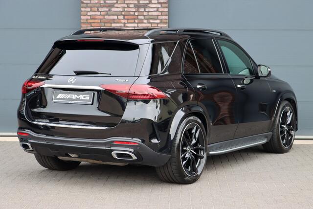 Mercedes-Benz GLE-KLASSE 400 e 4MATIC AMG Line Premium+ | Luchtvering | Distronic | Panoramadak | Trekhaak | Massage | Stoelventilatie | HUD | Surround Camera | Burmester | Vlakkenverwarming |