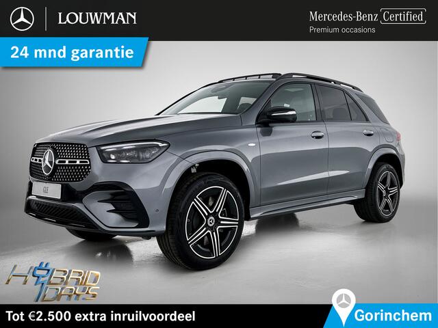 Mercedes-Benz GLE-KLASSE 400 e 4MATIC Sport Edition Premium Plus | Nightpakket | Trekhaak | Winter pakket | Rijassistentiepakket | MULTIBEAM LED-koplampen | Burmester® 3D surround | Inclusief 24 maanden Mercedes-Benz Certified garantie voor Europa.