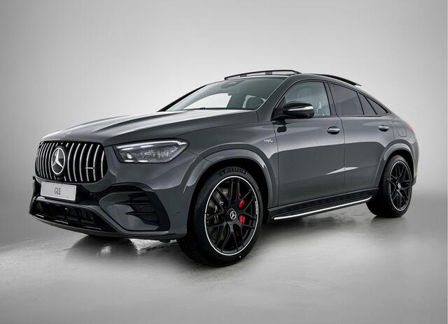 Mercedes-Benz GLE-KLASSE Coupé AMG 53 Hybrid 4MATIC+ Premium Plus | Sierdelen AMG carbon | Trekhaak | 22 inch AMG velgen | Luchtvering | Rijassistentiepakket | Head-up display | Burmester 3D sound systeem | Remklauwen rood | Stoelventilatie voor | AMG TRACK PACE | 360°-camera |
