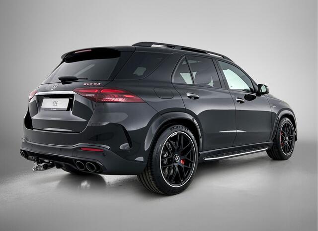 Mercedes-Benz GLE-KLASSE AMG 53 Hybrid 4MATIC+ Night Edition Premium Plus | Winterpakket | Remklauwen in rood | Sierelementen AMG carbon | Trekhaak | Verlichte treeplanken | MAGIC VISION CONTROL | Dashcam | 22 inch kruisspaaks lichtmetalen AMG-velgen |
