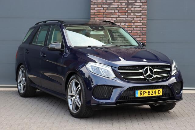Mercedes-Benz GLE-KLASSE 400 4MATIC AMG Line | Luchtvering | Panoramadak | Trekhaak | Leder | Elek. Stoelen | Surround Camera | Sfeerverlichting | Stoelverwarming | Nightpakket |