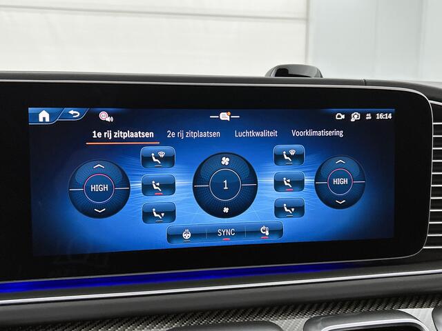 Mercedes-Benz GLE-KLASSE AMG 53 Hybrid 4MATIC+ Night Edition Premium Plus | Remklauwen in rood | Winterpakket | Sierelementen AMG carbon | Trekhaak | Aanhangwagenassistent | MAGIC VISION CONTROL | Dashcam | 22 inch kruisspaaks AMG-velgen | Stoelverwarming |