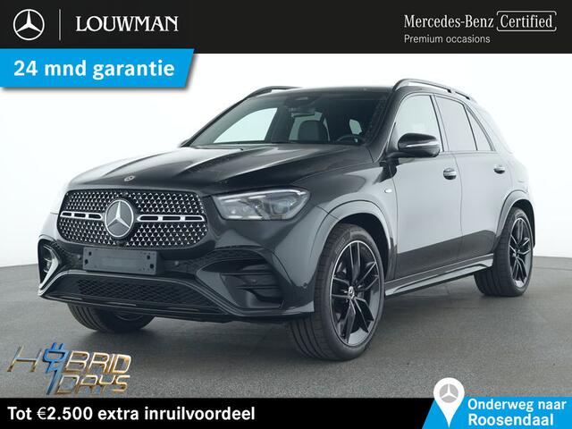 Mercedes-Benz GLE-KLASSE 400 e 4MATIC AMG Nightpakket Plug-In Hybride | Trekhaak | Airmatic | Panoramadak | Burmester® | Memory | 360°-camera | Dode Hoek Ass | Keyless Go | Inclusief 24 maanden Mercedes-Benz Certified garantie voor Europa.