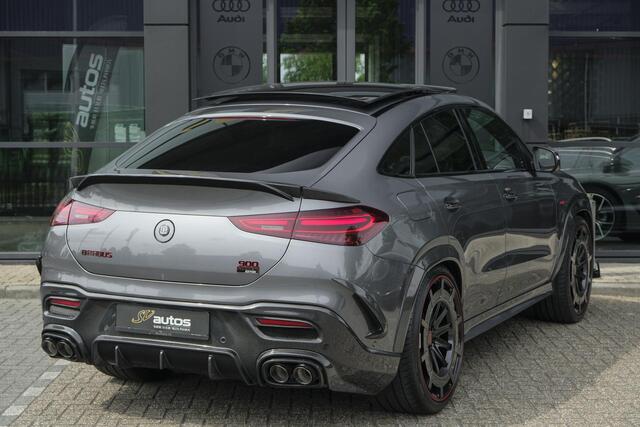 Mercedes-Benz GLE-KLASSE Coupé GLE450d AMG 390pk Brabus Rocket 900 Panoramadak *BTW* Trekhaak Night pakket Widescreen Luchtvering 1e eigenaar! 24" LMV